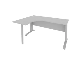 Стол офисный угловой левый металлокаркас 1600x1200x755 Рива / Riva images