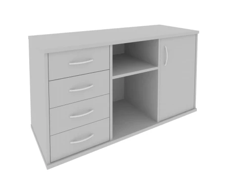 Тумба под оргтехнику сервисная 1200x450x680 Рива / Riva