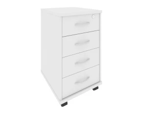 Тумба подкатная 4 ящика с замком Рива / Riva images