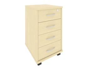 Тумба подкатная 4 ящика с замком Рива / Riva images