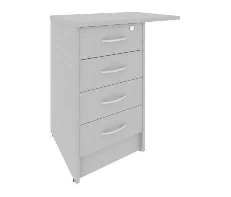 Тумба приставная с фолдингом с замком, универсальная левая/правая 680x450x750 Рива / Riva