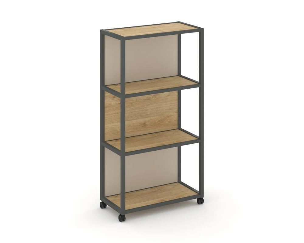 Стеллаж 4 уровня 1 секция VR.LT-STK-404.06 600x400x1523 Шелф Мобайл / Shelf Mobile