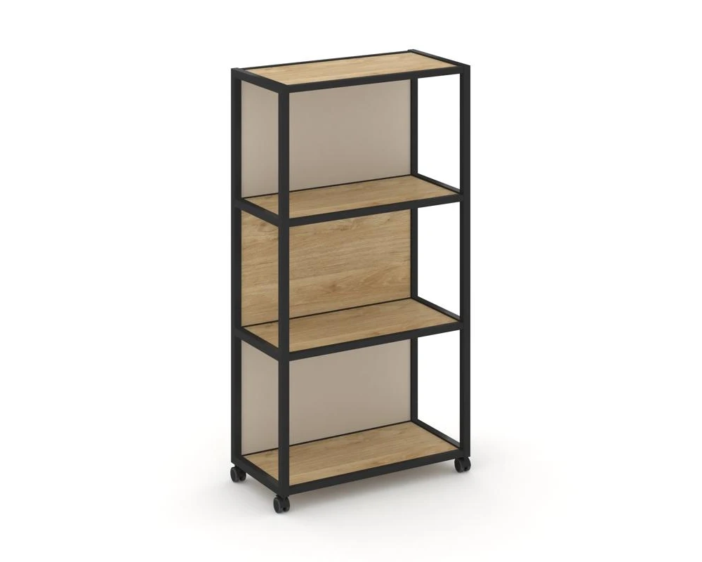 Стеллаж 4 уровня 1 секция VR.LT-STK-404.06 600x400x1523 Шелф Мобайл / Shelf Mobile