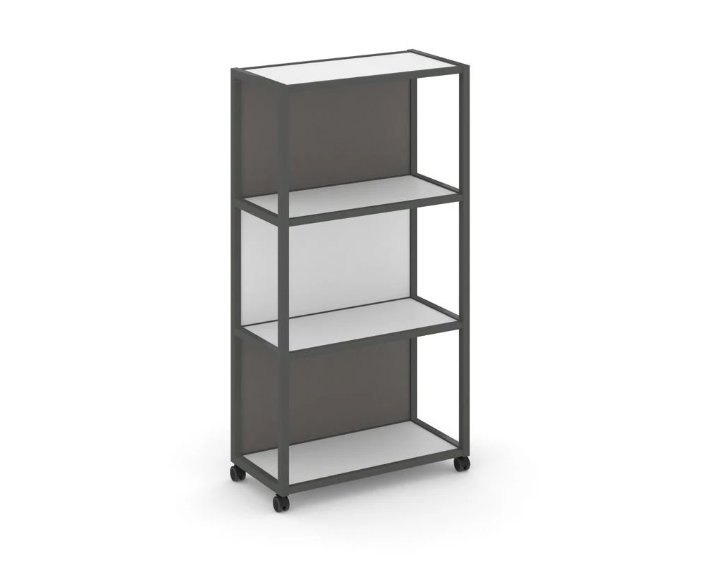 Стеллаж 4 уровня 1 секция VR.LT-STK-404.06 600x400x1523 Шелф Мобайл / Shelf Mobile