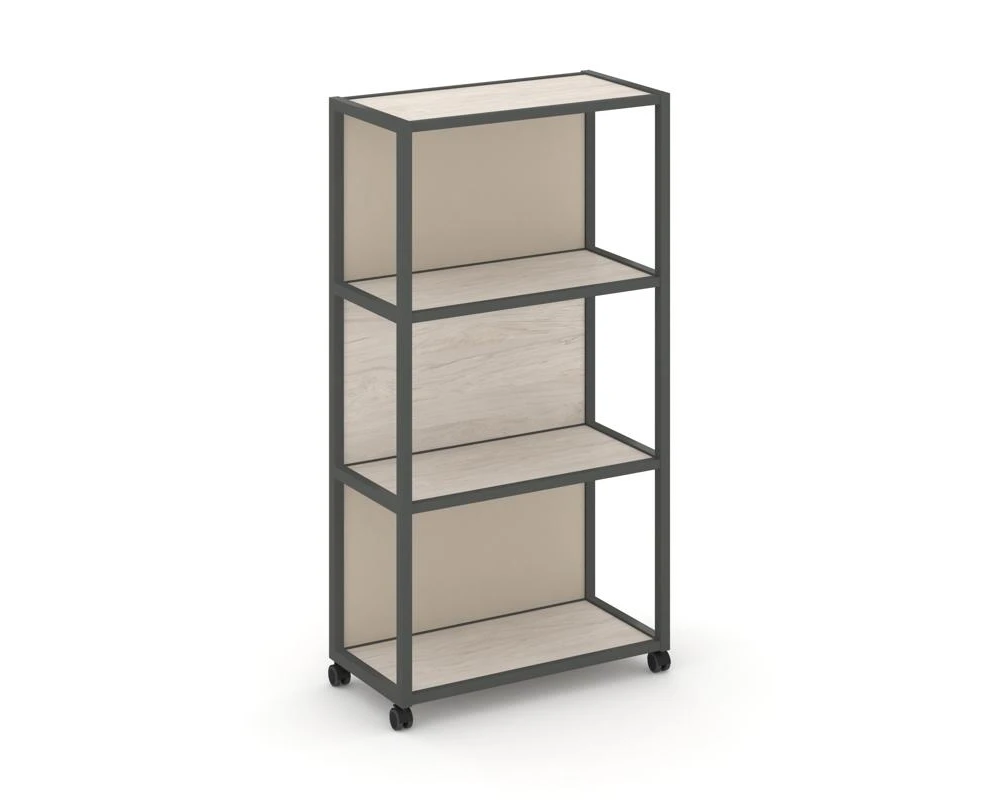 Стеллаж 4 уровня 1 секция VR.LT-STK-404.06 600x400x1523 Шелф Мобайл / Shelf Mobile