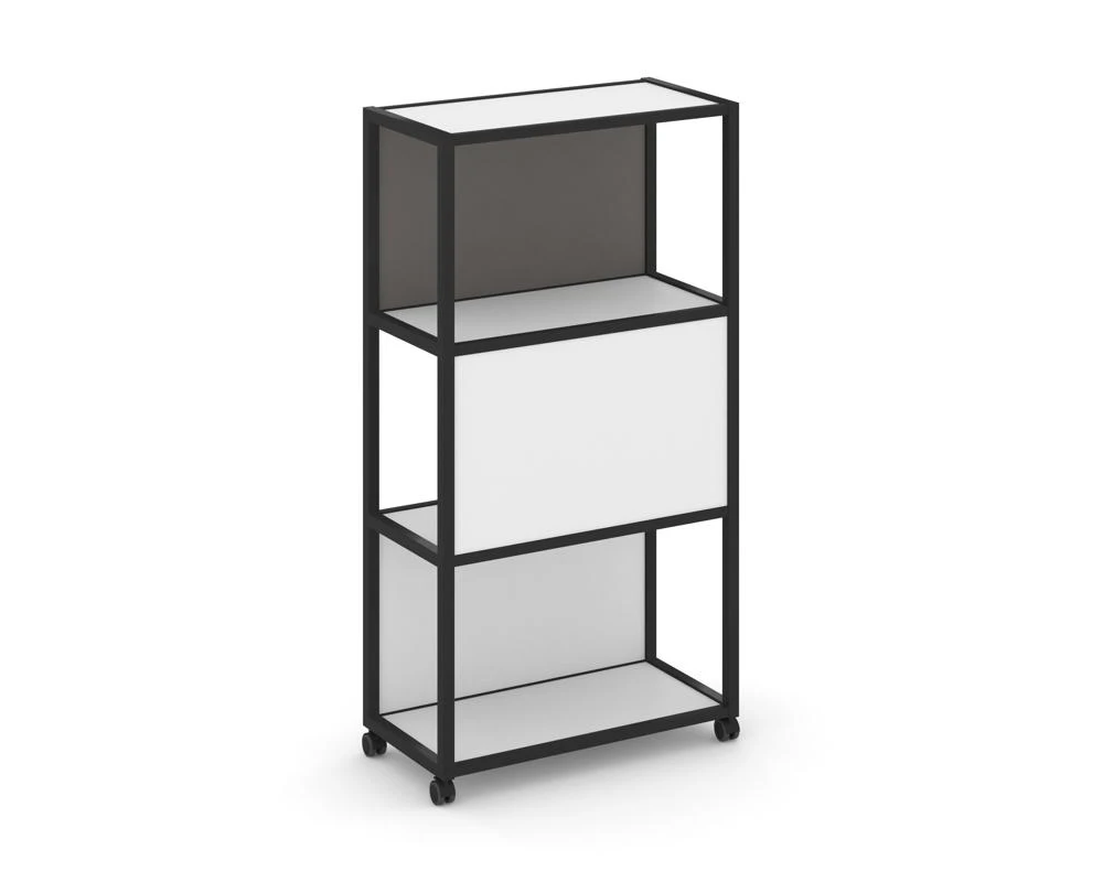Стеллаж 4 уровня 1 секция VR.LT-STK-405.06 600x400x1523 Шелф Мобайл / Shelf Mobile