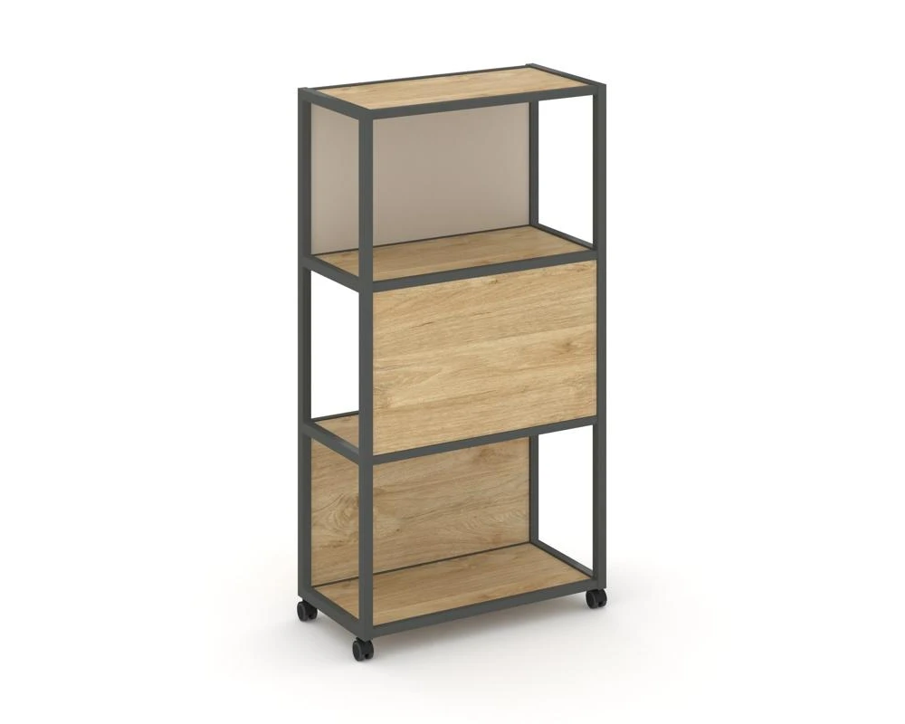 Стеллаж 4 уровня 1 секция VR.LT-STK-405.06 600x400x1523 Шелф Мобайл / Shelf Mobile
