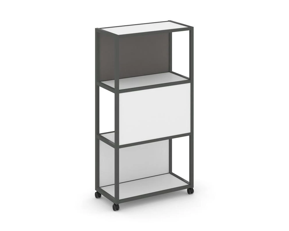 Стеллаж 4 уровня 1 секция VR.LT-STK-405.06 600x400x1523 Шелф Мобайл / Shelf Mobile