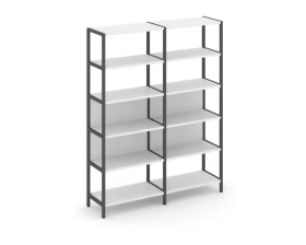 Двухсекционный стеллаж пятиярусный 1590х400х1980 Шелф Систем / Shelf System images