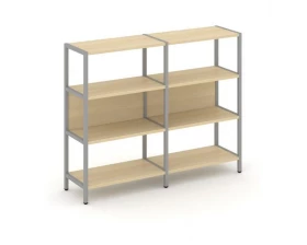 Двухсекционный стеллаж трехярусный Шелф Систем / Shelf System images