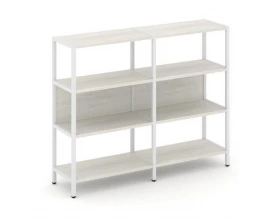 Двухсекционный стеллаж трехярусный Шелф Систем / Shelf System images