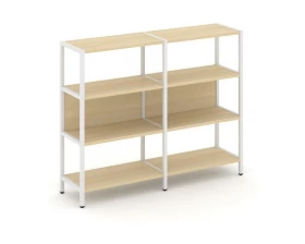 Двухсекционный стеллаж трехярусный Шелф Систем / Shelf System images