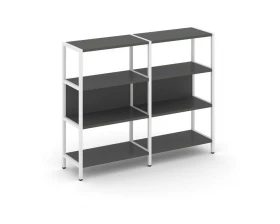 Двухсекционный стеллаж трехярусный Шелф Систем / Shelf System images