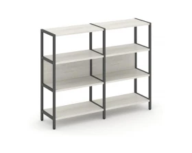 Двухсекционный стеллаж трехярусный Шелф Систем / Shelf System images