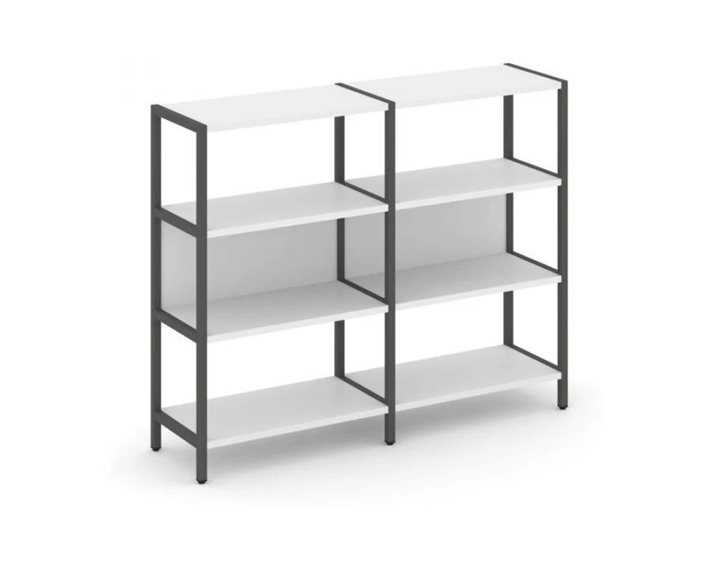 Двухсекционный стеллаж трехярусный Шелф Систем / Shelf System
