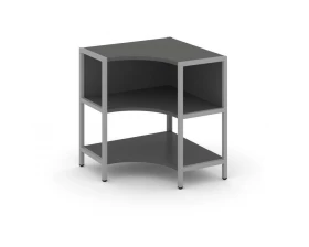 Односекционный угловой стеллаж двухярусный 810х810х879 Шелф Систем / Shelf System images