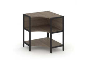 Односекционный угловой стеллаж двухярусный 810х810х879 Шелф Систем / Shelf System images