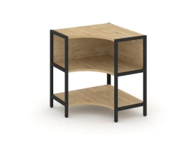 Односекционный угловой стеллаж двухярусный 810х810х879 Шелф Систем / Shelf System images