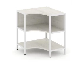 Односекционный угловой стеллаж двухярусный 810х810х879 Шелф Систем / Shelf System images