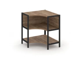 Односекционный угловой стеллаж двухярусный 810х810х879 Шелф Систем / Shelf System images