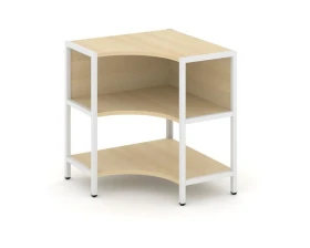 Односекционный угловой стеллаж двухярусный 810х810х879 Шелф Систем / Shelf System images