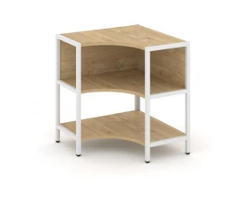 Односекционный угловой стеллаж двухярусный 810х810х879 Шелф Систем / Shelf System images