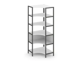 Односекционный угловой стеллаж пятиярусный 810х810х1980 Шелф Систем / Shelf System images