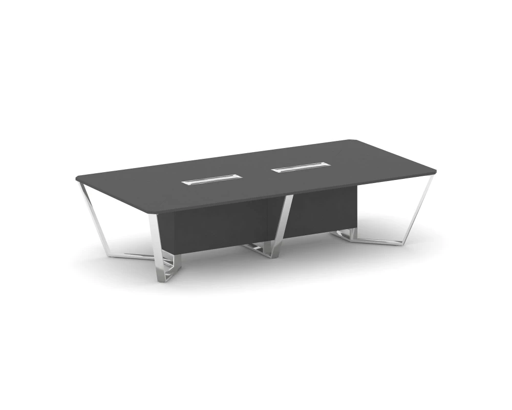 Стол переговорный прямоугольный ЛДСП/нерж. сталь 3200x1600x750 Стил Мит / Steel Meet
