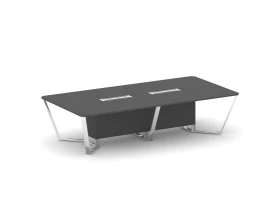 Стол переговорный прямоугольный ЛДСП/нерж. сталь 3200x1600x750 Стил Мит / Steel Meet images