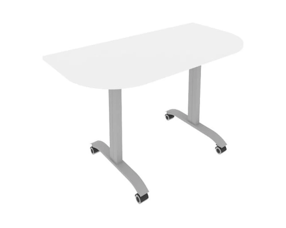 Стол радиусный складной мобильный 1300x650x757 Мобайл Систем / Mobile System