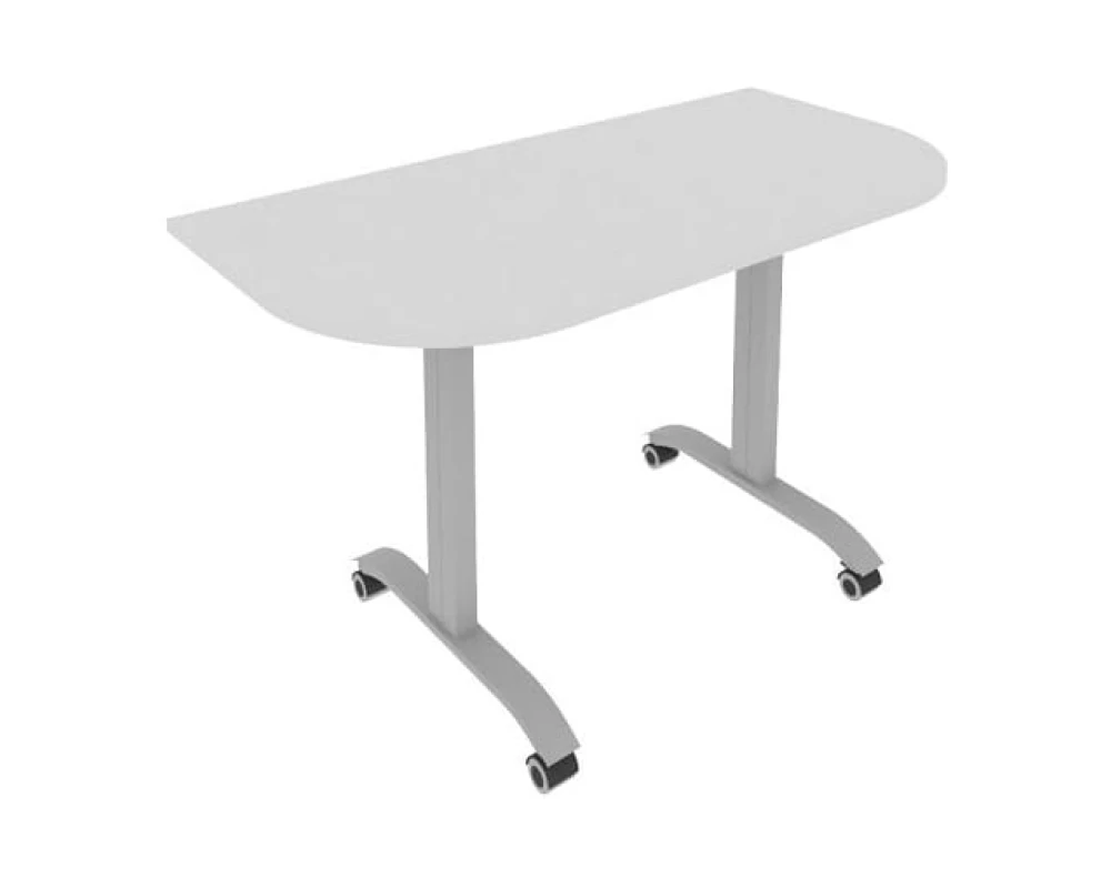 Стол радиусный складной мобильный 1300x650x757 Мобайл Систем / Mobile System