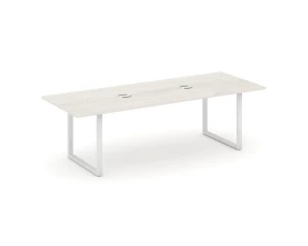 Стол переговорный на О-образном каркасе с лючком 2580x980x750 Стайл Проджект Директ / Style Project Direct images