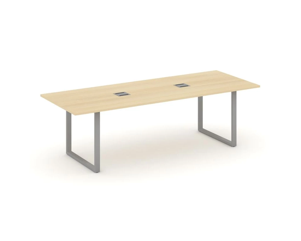 Стол переговорный на О-образном каркасе с лючком 2580x980x750 Стайл Проджект Директ / Style Project Direct