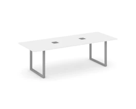 Стол переговорный на О-образном каркасе с лючком 2580x980x750 Стайл Проджект Директ / Style Project Direct images