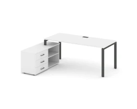 Стол письменный с греденцией левой на П-образном каркасе 1780x1580x750 Стайл Проджект Директ / Style Project Direct images