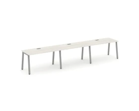 Рабочая станция 1 сторон. на А-образном каркасе 60 мм 2940х600х750 Стайл Проджект / Style Project images