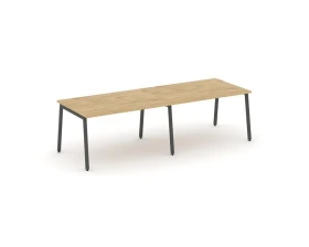 Стол переговорный на А-образном каркасе 40 мм 1960х980х750 Стайл Проджект / Style Project images