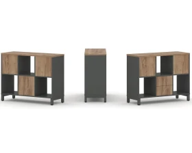 Набор стеллажа 1 сторон., 2 яр. 1121x400x881 Стайл Проджект / Style Project images