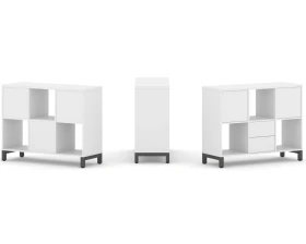 Набор стеллажа 1 сторон., 2 яр. 1121x400x881 Стайл Проджект / Style Project images