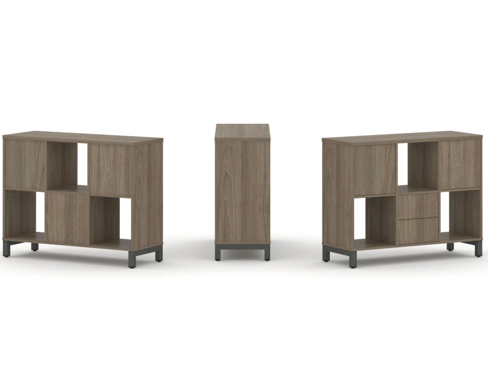 Набор стеллажа 1 сторон., 2 яр. 1121x400x881 Стайл Проджект / Style Project