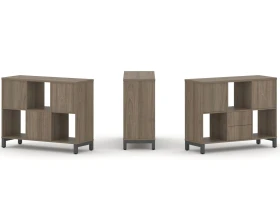 Набор стеллажа 1 сторон., 2 яр. 1121x400x881 Стайл Проджект / Style Project images