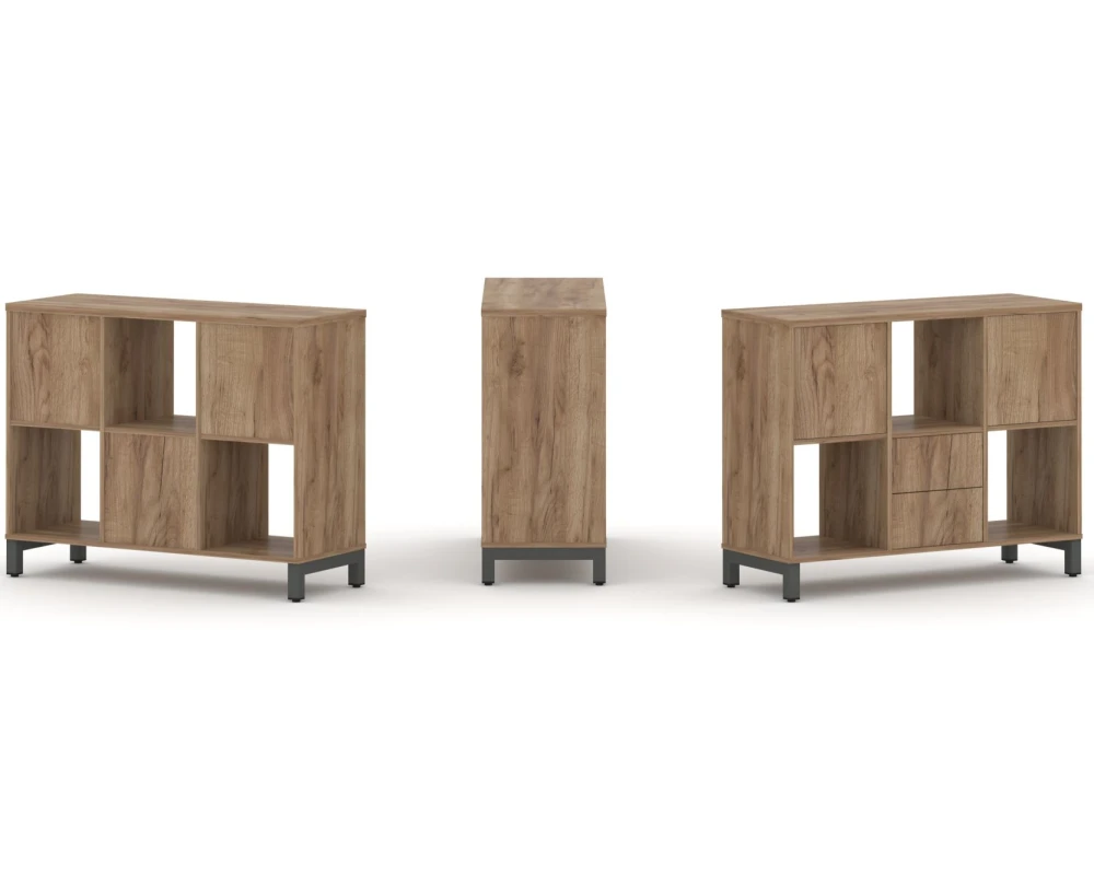 Набор стеллажа 1 сторон., 2 яр. 1121x400x881 Стайл Проджект / Style Project