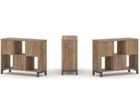 Набор стеллажа 1 сторон., 2 яр. 1121x400x881 Стайл Проджект / Style Project images