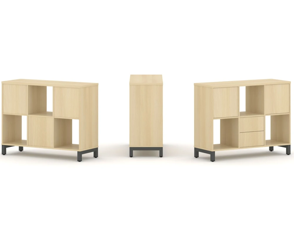 Набор стеллажа 1 сторон., 2 яр. 1121x400x881 Стайл Проджект / Style Project