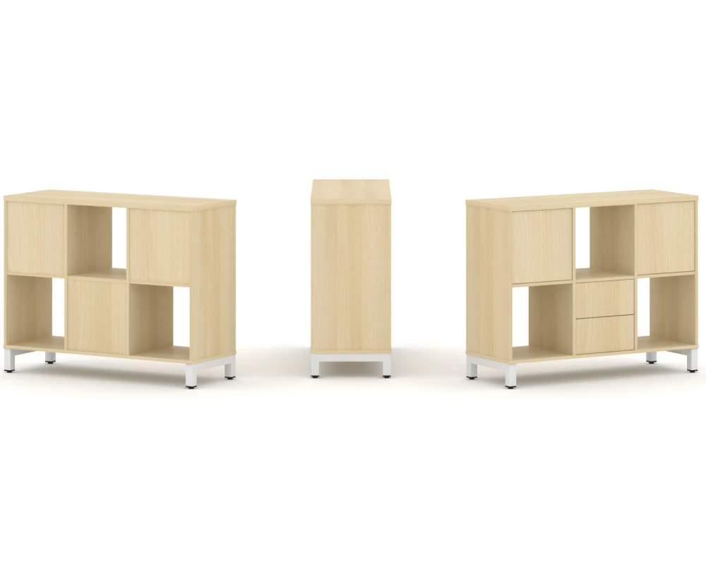 Набор стеллажа 1 сторон., 2 яр. 1121x400x881 Стайл Проджект / Style Project