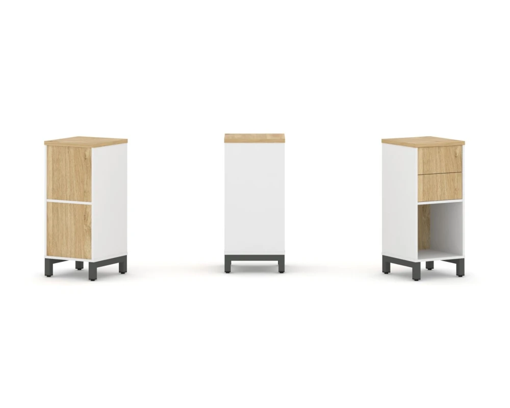 Набор стеллажа 1 сторон., 2 яр. 387x400x881 Стайл Проджект / Style Project