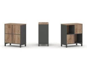 Набор стеллажа 1 сторон., 2 яр. 754x400x881 Стайл Проджект / Style Project images