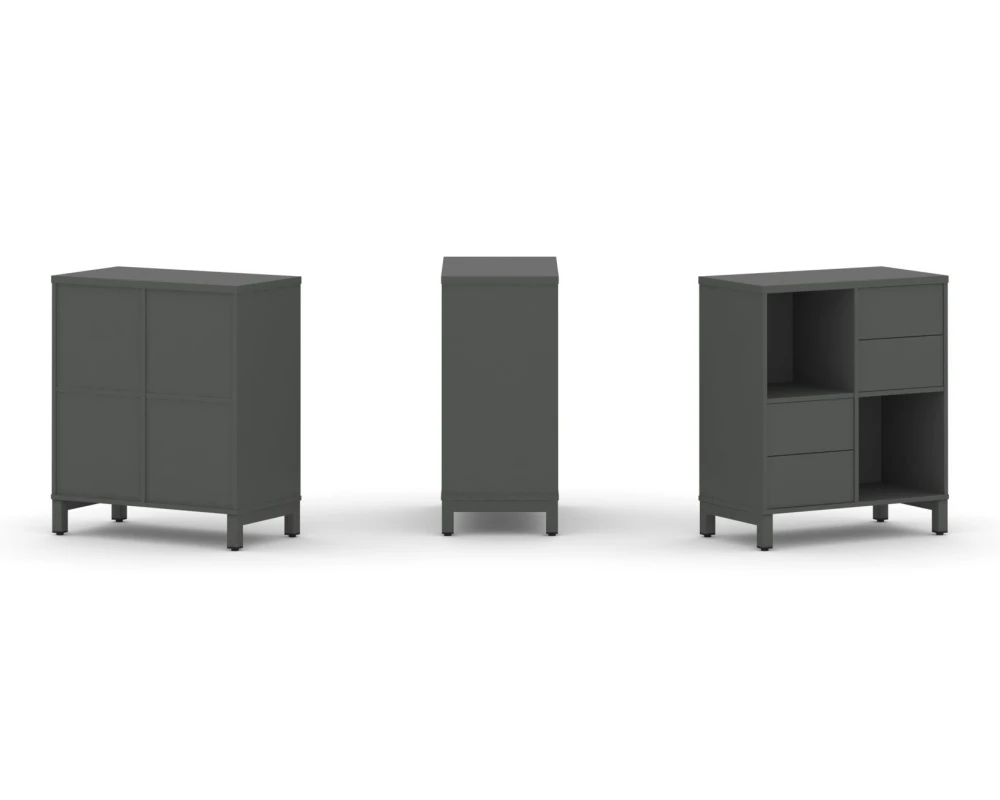 Набор стеллажа 1 сторон., 2 яр. 754x400x881 Стайл Проджект / Style Project