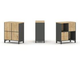 Набор стеллажа 1 сторон., 2 яр. 754x400x881 Стайл Проджект / Style Project images