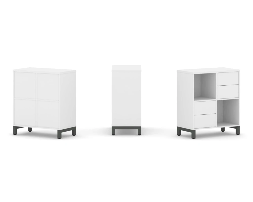 Набор стеллажа 1 сторон., 2 яр. 754x400x881 Стайл Проджект / Style Project